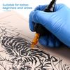 Tattoo Practice Skin - Combofix 15Pcs Blank Tattoo Practice Skin Soft Double Sides Fake Skin 7.4x5.6" Thin Eyebrow Tattoo Practice Skin for Beginner & Experienced Tattoo Artist (15pcs) (15pcs)…