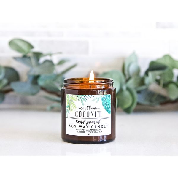 Caribbean Coconut - 4oz soy candle