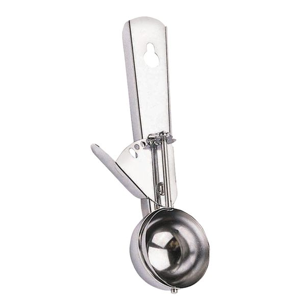 KitchenCraft KCAB821 Metal Ice Cream Scoop, 21 cm, Silver