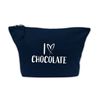 Flox Creative Makeup Bag I Love Chocolate Navy