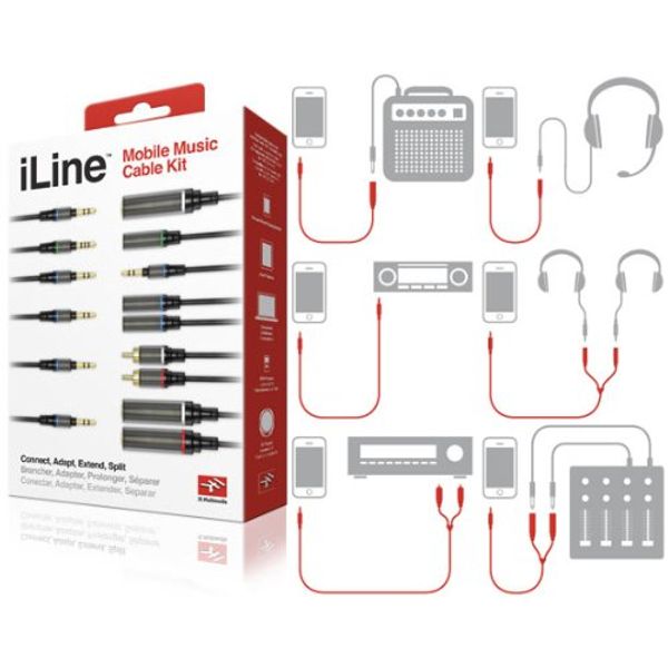 IK Multimedia iLine Mobile Music Cable Kit