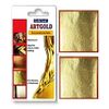 Gold leaf on base metal Gilding - 100 Gold leaf sheets, 8cm x 8cm