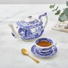 Spode Blue Italian Teapot (Blue, White)