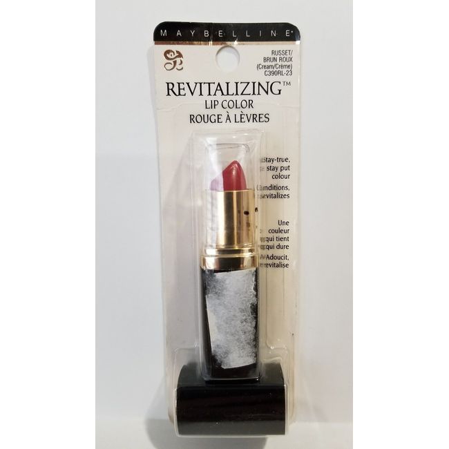 MAYBELLINE • Revitalizing Color Lipstick• RUSSET /BRUN. ROUX ( CREME ) C390RL-23