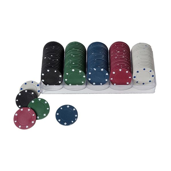 Brimtoy Roulette chips / Poker chips 4 gram / 40mm 100 poker chips