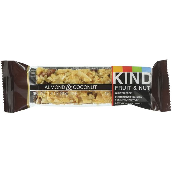 Kind Fruit & Nut Bars Almond and Coconut 1.4 Oz 12-Cs