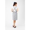 TO187 Cute Stylish Women's Ribbon Apron Gray, gray