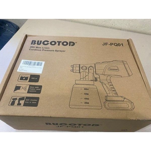 BUCOTOD JF-PQ01 20V Max Li-ion Cordless Pressure Sprayer New in Box Estate Item