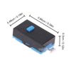 Kailh D2LS-21 SMD Mini Micro Switch Blue Dot Gaming Mouse Pin Press Button Shape Gaming Mouse Switch Conductivity When Mouse Button Chattering Occurs 4pcs