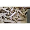 10 Large Hardwood Wedges 130X62X30 MM.