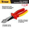 Titan 73348 8-Inch VDE Insulated Diagonal Pliers