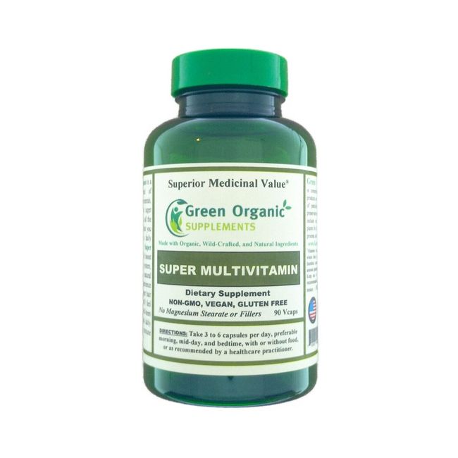 Green Organic Supplements' - Super Multivitamin, High Absorbable, Antioxidants