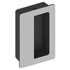 Hager 067702 16N Narrow Light Duty Flush Cup Pull, Satin Chrome Finish