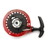 Mini Moto Spares Kit - Short Red Pull Start + Clutch + Ignition Coil + Spark Plug + Fly Wheel