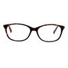 Womens Classic Mod Minimal Oval Rectangular Reading Glasses Tortoise +2.5