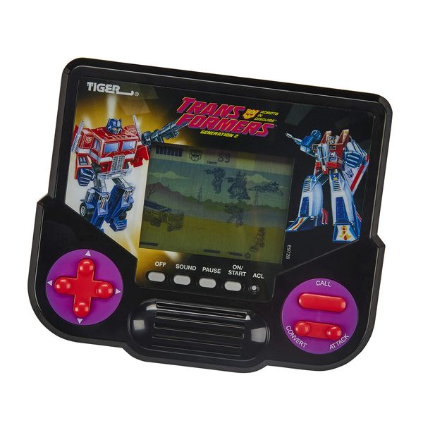 Tiger Electronics Transformers Robots in Disguise Generation 2 Electronic LCD Video Game Retro-Inspired 1 Player Handheld Game Ages 8 and Up