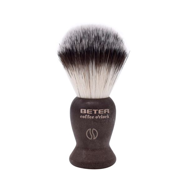 Beter - Shaving Brush with Synthetic Bristles for Vegans - Coffee O'clock Model