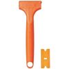 MINISCRAPER 10 Plastic Double Edged Razor Blades and EZ X Razor Scraper Pat. Pending