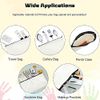 26 Letter Printed Zip Canvas Pouch Makeup Bag Make Up Bag, Cosmetic Travel Bag,Toiletry Bag,Organizer Bags,Toiletry Bags, Bride Bridesmaid Bag,Pencil Bag,Wash Bag,Coin Purse (Nature)