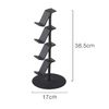 Moving Table Game, Controller, Storage Rack, White, Tower, Charging, Adjustable Height and Orientation (Black, 4th Floor)