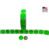 Coding Label - Neon Green Color 2" Round 1000 Stickers for Seals -Dispenser Box