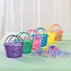 Multicolor Easter Grass, Party Supplies, Basket Stuffing, 12 Pieces