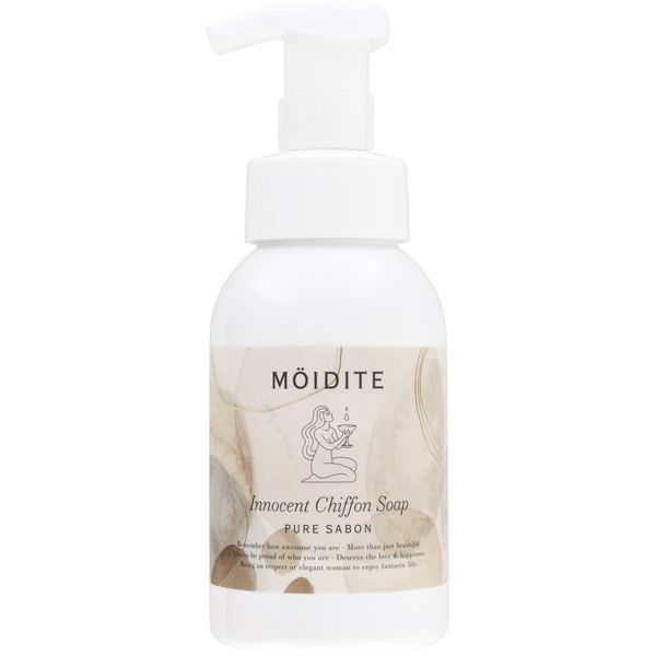 Moidite Innocent Chiffon Soap, Pure Savon Scent, 10.1 fl oz (300 ml)