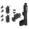 D&D Technologies ML3VPKA+ML3RPK MagnaLatch Vertical Pull for Round Posts, Child & Pet Safety Magnetic Gate Latch