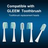 CILGEWH Replacement Toothbrush Heads for Gleem Electric Toothbrush，White 10 Pack