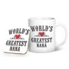 BWW Print - World's Greatest Nana - Mug & Coaster Gift Set