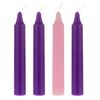 Advent Wreath and Candle Set Boxwood Lavender Eucalyptus Artificial Greenery