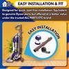 4-Pack Replacement Kit for Dyson DC24 – Brush Roll Bar, End Cap & 2 Filter