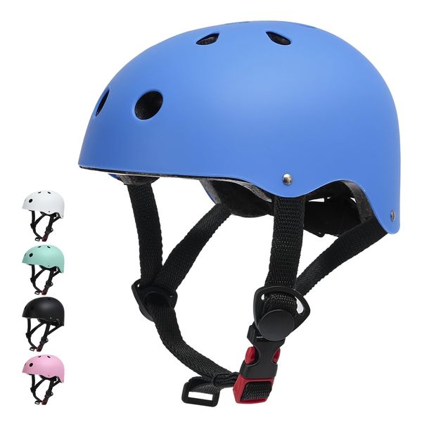 Rongbenyuan Helmet for Kids, Lightweight, Breathable, Bicycle Helmet, Toddler, Children, Kindergarten, Elementary School, 3 - 12 Years, Adults, Women, Head Circumference Adjustable, Sports Helmet,