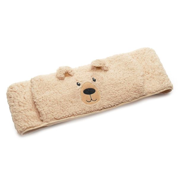 Follow That Dream Hot Water Bottle Body Wrap (Beige Teddy Bear Fleece)