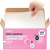 Rose Scented Super Absorbent Commode Pads - Medical Grade Value Pack 250 Count -