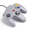 miadore Retro Classic USB Controller N64, 2 Pack Classic N64 Retro USB Controller Gamepad Joystick for PC and MAC (Gray)