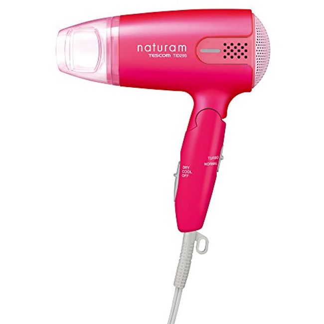 TESCOM TID295-P Naturam Dryer with Negative Ions, Pink