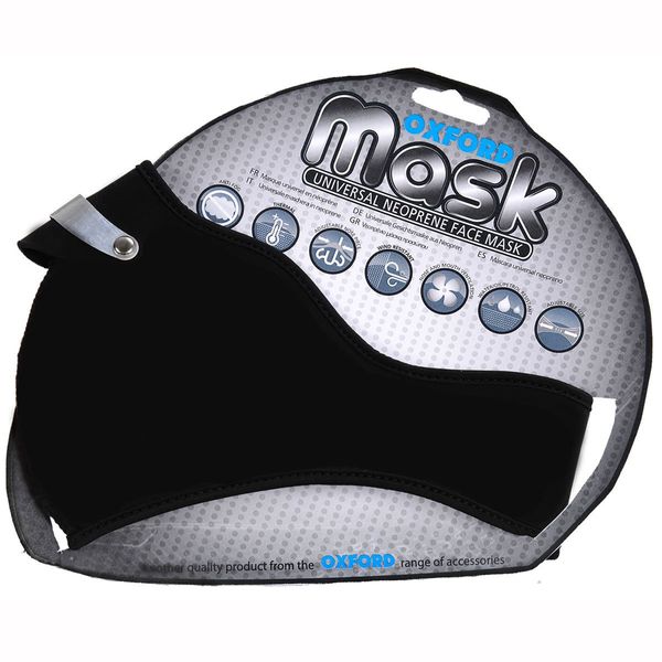 Oxford - Neoprene Face Mask, Black (OX630)