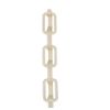 16'' 10 Pc Plastic Clear Multi Hanger Connectors Clothes Storage Saver