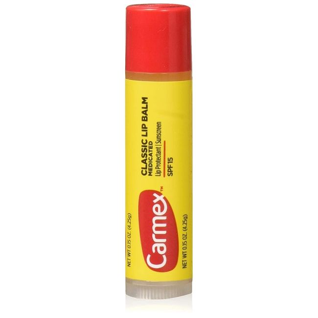 Carmex Lip Moisturizing Click-Stick with Sunscreen SPF # 15 orijinal Balm (Pack of 12) (Dudak bakımı)