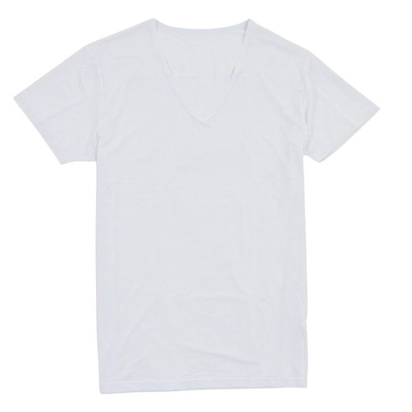 ACPG 891PA0GC6118WHT Dry Plus School Short Sleeve V-Neck Undershirt (White/M/Men's)