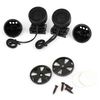 sourcing map Black Shell Car Audio System 300W 102dB Dome Tweeters 2pcs