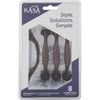 KasaWare K4133BORB-8 Half Foot Spoon Pull, Oil Rubbed Bronze - 8 Pack