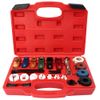ROADFAR New 4pcs 1/2-Inch Drive Deep Spindle Axle Nut Impact Socket Set, 12 Point Head Adapter