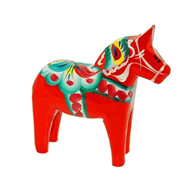 Nils Olsson Hemslojd Ab Traditional Wooden Swedish Dala Horse - Red 5" (13cm)