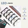 OPULIZE LEO Reading Glasses - 2 -Pack - Large Rectangular Frame - Black - Mens Womens - Spring Hinges - RR55-1 - +2.50