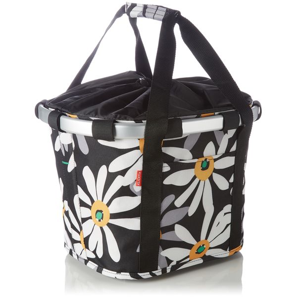 KLICKfix 563009 Bikebasket Indio Lenkertasche, Margarite, 35 x 28 x 26 cm