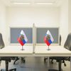 Russia With Eagle Desk Flag Small Mini Table Flags Decorations(Russia With Eagle)
