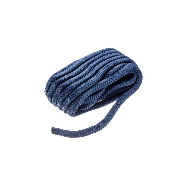 Seachoice Double-Braid Nylon Dock Line w/Eye Splice, Pre-Shrunk, Heat Stabilized, 1/2 in. X 25 Ft., Navy Blue