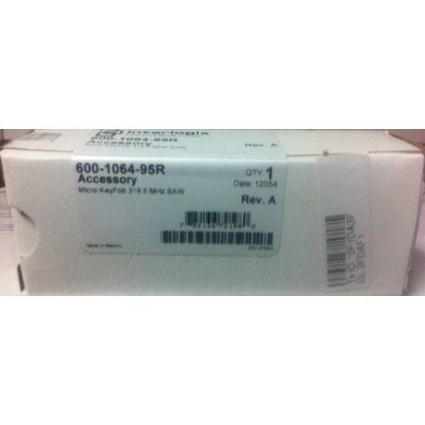 Brand New GE Interlogix 600-1064-95R Micro 4 Button Wireless Remote Keyfob Simon